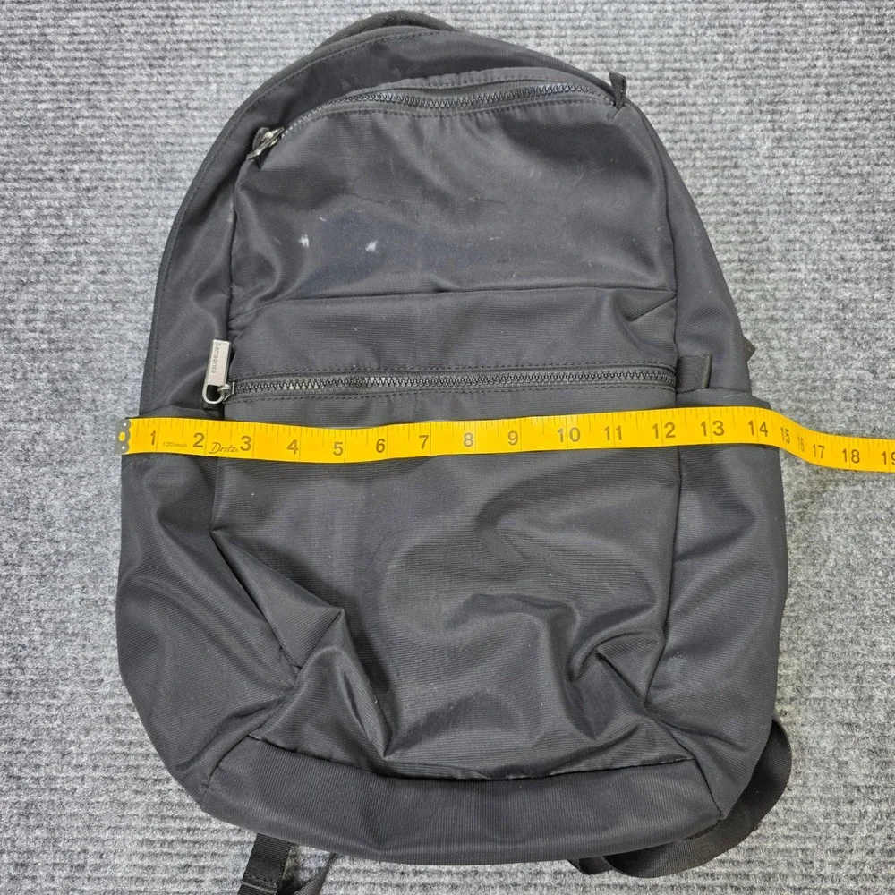 Samsonite Laptop Commuter Backpack Men's Black Sliver Tone Professional Travel